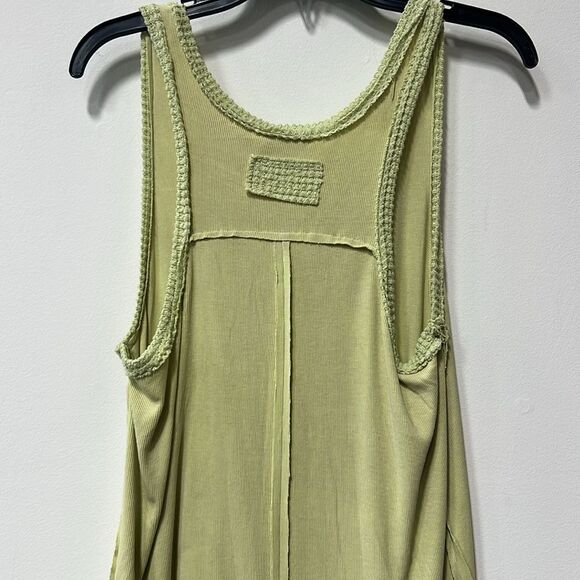 POL Chartreuse Boho Top — Small - Picture 5 of 5